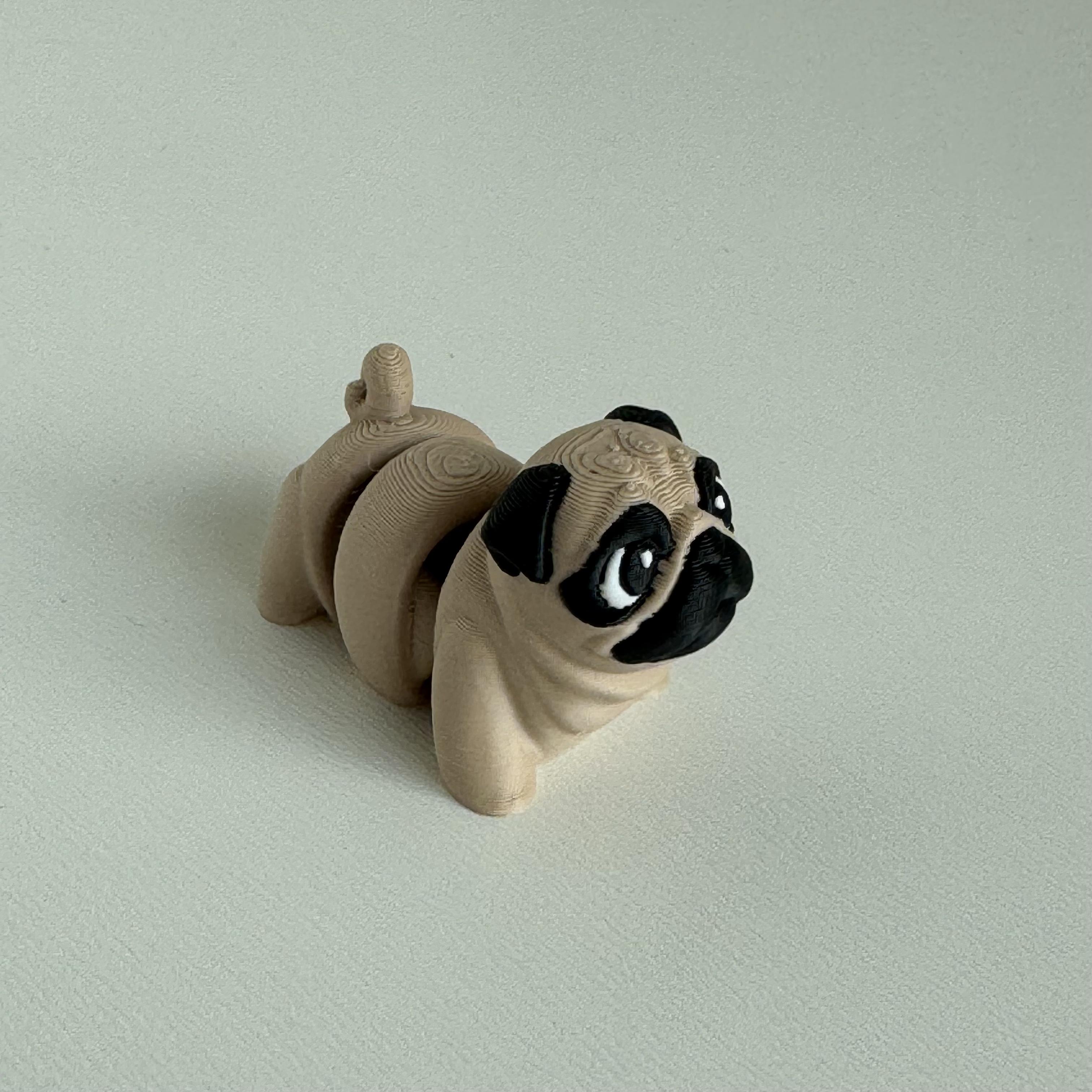 Chaveiro Pug Deitado